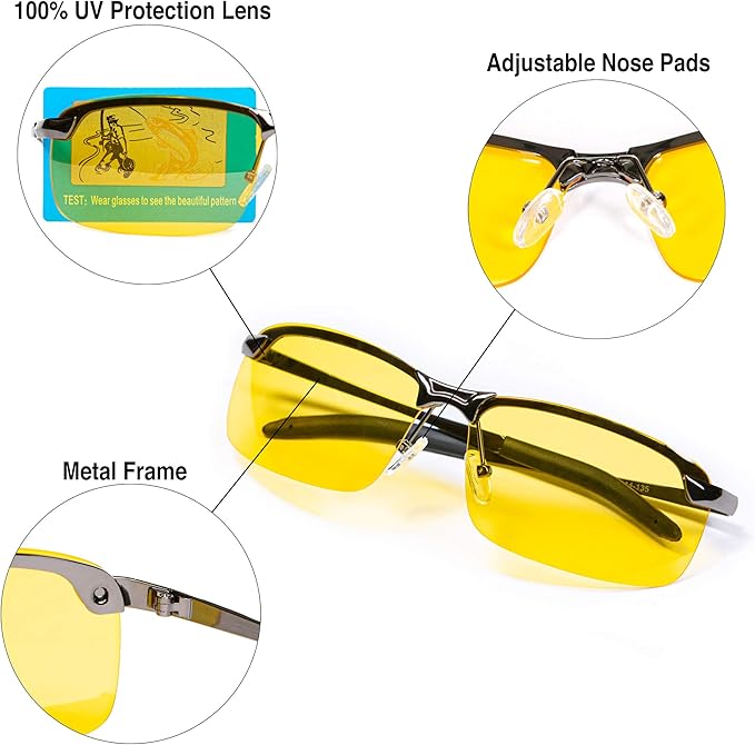 Night Driving Glasses | Anti-Glare Sunglasses