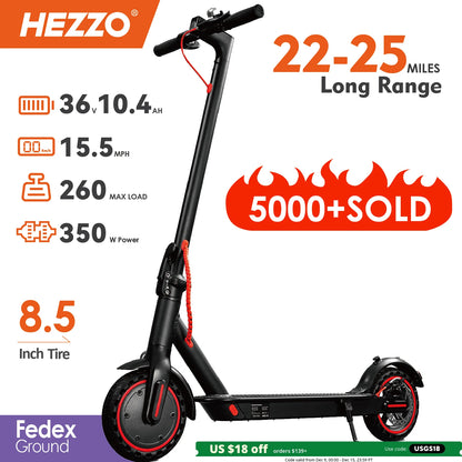 HEZZO Smart Fold Electric Scooter