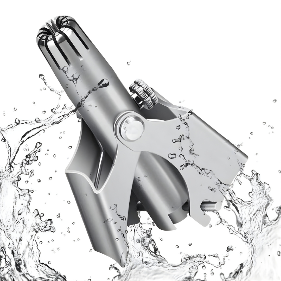 Stainless Steel Nose Hair Trimmer – Manual Grooming Tool