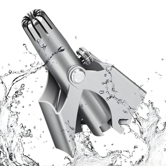 Stainless Steel Nose Hair Trimmer – Manual Grooming Tool